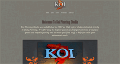 Desktop Screenshot of koipiercingslc.com